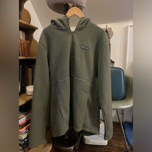 NWT Columbia Border Springs 1/4 Zip Hoodie, Men’s Size L, Green